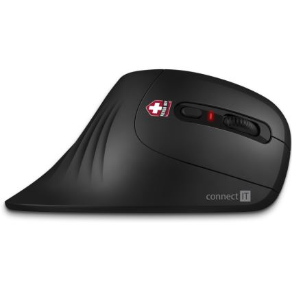 CONNECT IT CMO-2900-BK - Ergonomiška belaidė pelė 800/1200/1600 DPI 1xAA juoda