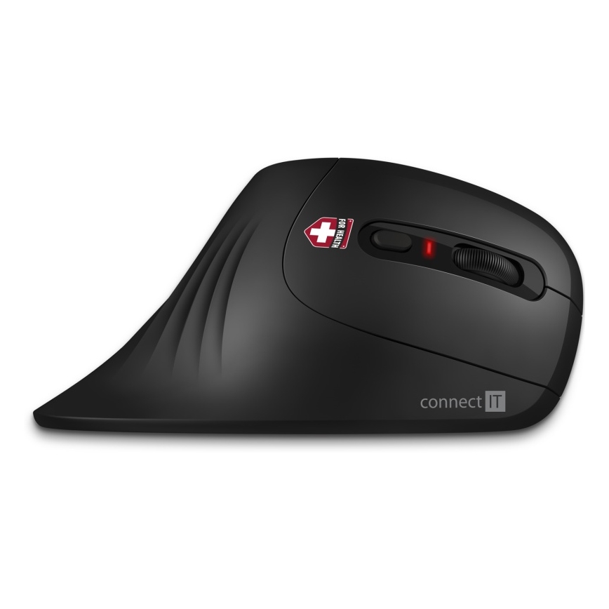 CONNECT IT CMO-2900-BK - Ergonomiška belaidė pelė 800/1200/1600 DPI 1xAA juoda