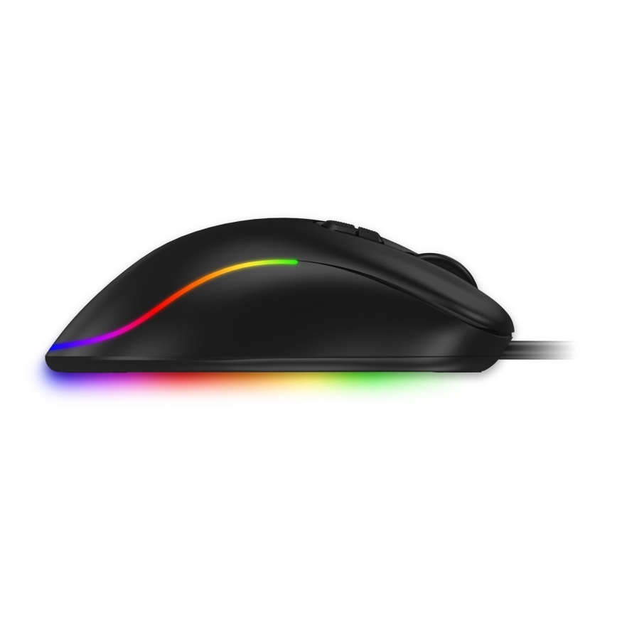 CONNECT IT CMO-3589-BK - LED RGB Laidinė žaidimų pelė 200-7200 DPI juoda