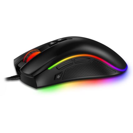 CONNECT IT CMO-3591-BK - LED RGB Laidinė žaidimų pelė 500-7200 DPI juoda