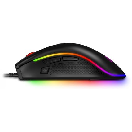 CONNECT IT CMO-3591-BK - LED RGB Laidinė žaidimų pelė 500-7200 DPI juoda
