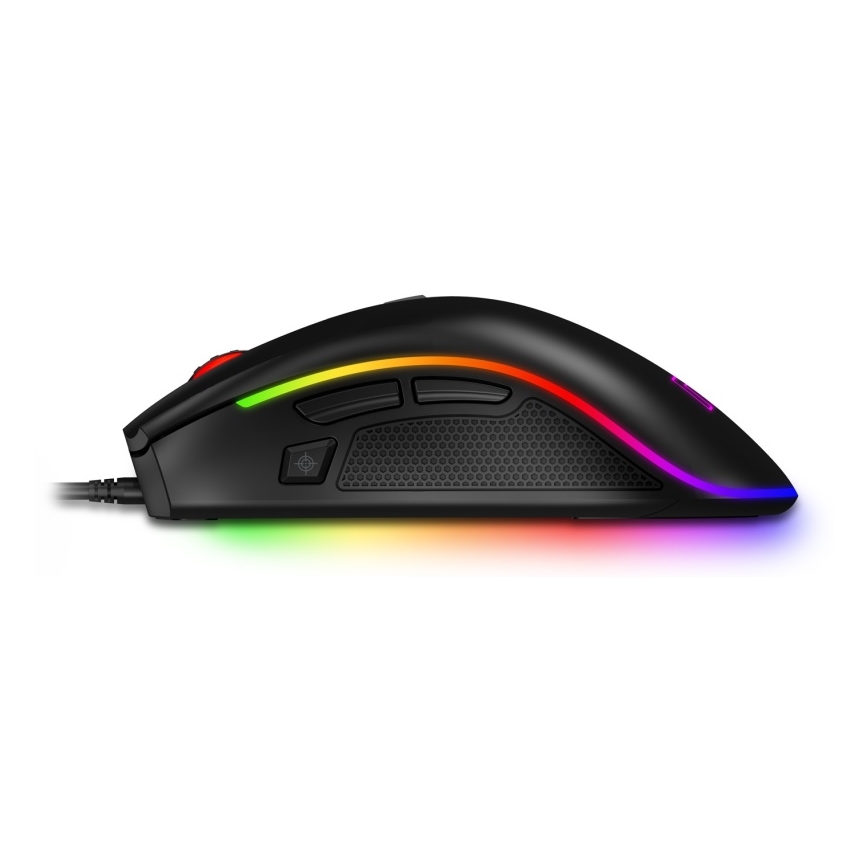 CONNECT IT CMO-3591-BK - LED RGB Laidinė žaidimų pelė 500-7200 DPI juoda