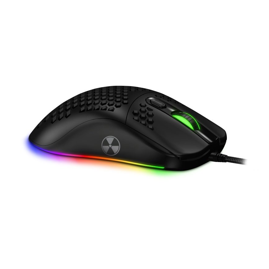 CONNECT IT CMO-5511-BK - LED RGB Laidinė žaidimų pelė 200-12800 DPI juoda