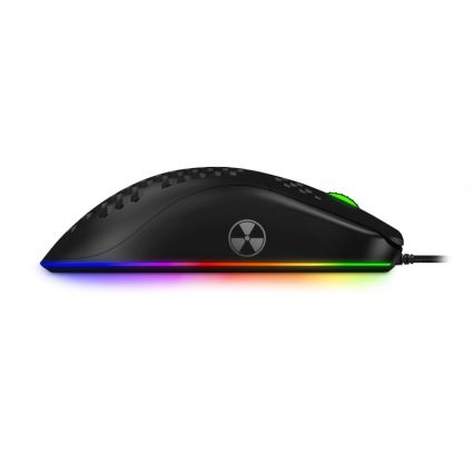CONNECT IT CMO-5511-BK - LED RGB Laidinė žaidimų pelė 200-12800 DPI juoda