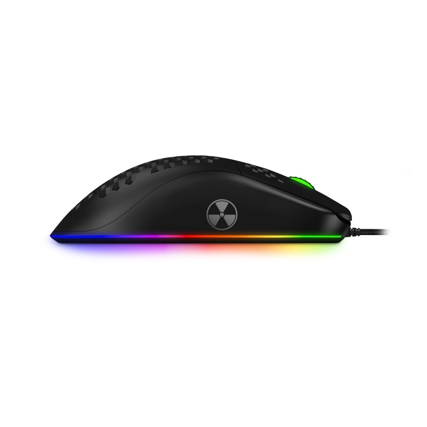 CONNECT IT CMO-5511-BK - LED RGB Laidinė žaidimų pelė 200-12800 DPI juoda