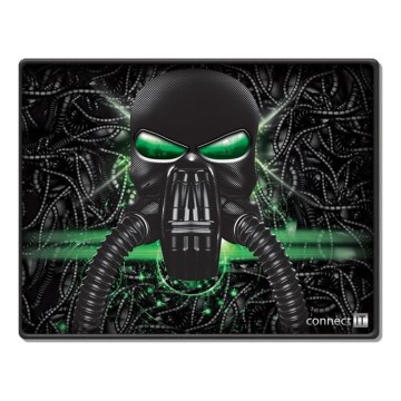 CONNECT IT CMP-1100-SM - Pelės kilimėlis 32x24,5 cm juoda/žalia