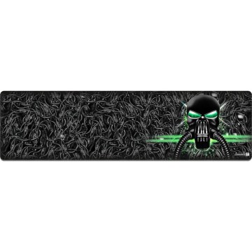 CONNECT IT CMP-1110-LG - Kilimėlis klaviatūrai ir pelė 88,6x24,5 cm juoda/žalia