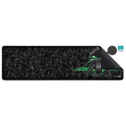 CONNECT IT CMP-1110-LG - Kilimėlis klaviatūrai ir pelė 88,6x24,5 cm juoda/žalia