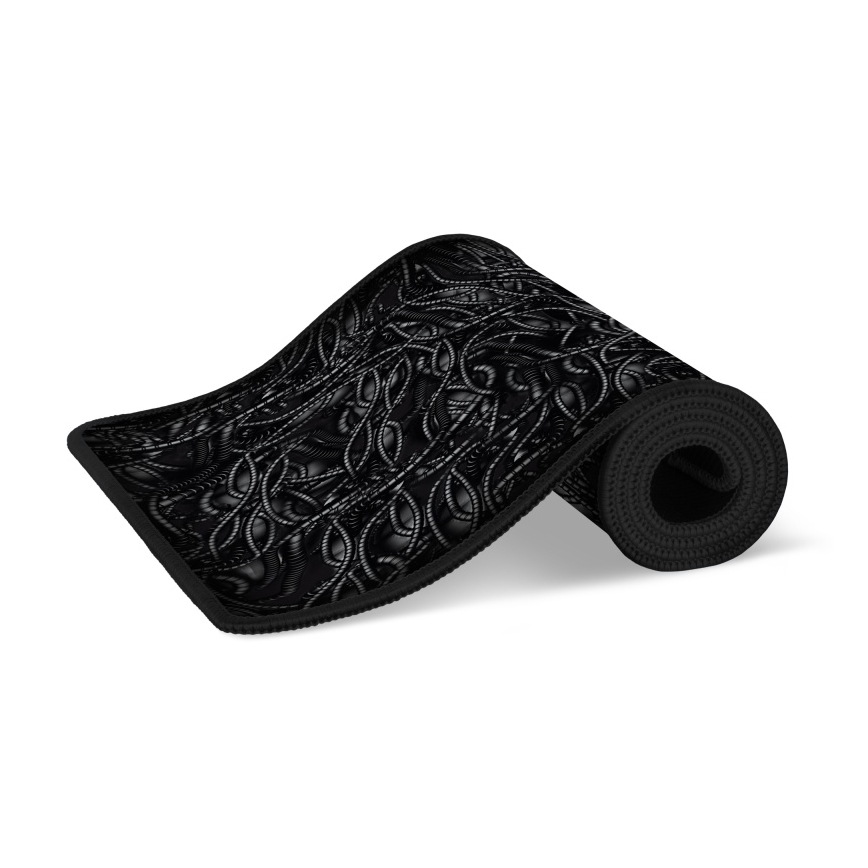 CONNECT IT CMP-1110-LG - Kilimėlis po klaviatūrą ir pelę 88,6x24,5 cm juoda/žalia