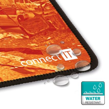 CONNECT IT CMP-1140-LG - Kilimėlis klaviatūrai ir pelė 88,6x24,5 cm oranžinė