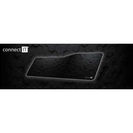 CONNECT IT CMP-2000-XL - Kilimėlis klaviatūrai ir pelė 79,5x34,5 cm juoda