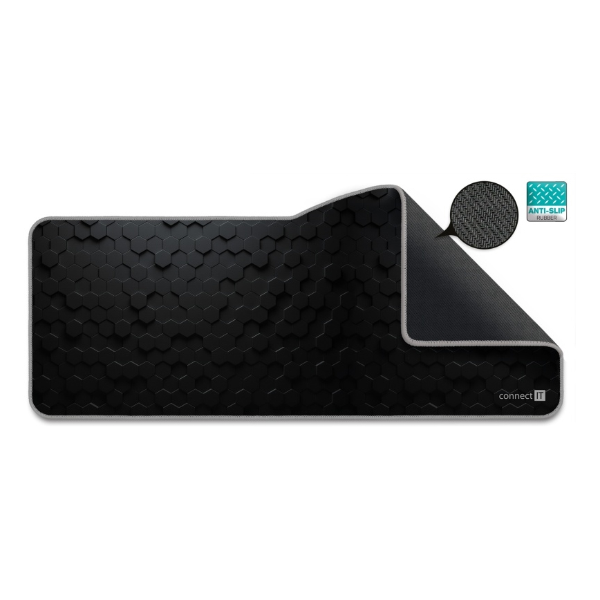 CONNECT IT CMP-2000-XL - Kilimėlis klaviatūrai ir pelė 79,5x34,5 cm juoda