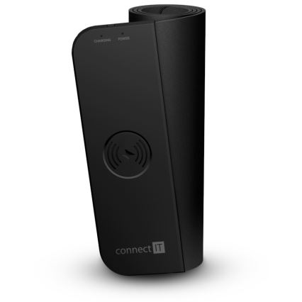 CONNECT IT CMP-2500-LG - Kilimėlis klaviatūrai ir pelė Su Qi belaidis įkrovimas 80x30 cm juoda