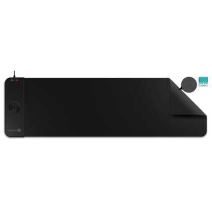 CONNECT IT CMP-2500-LG - Kilimėlis klaviatūrai ir pelė Su Qi belaidis įkrovimas 80x30 cm juoda