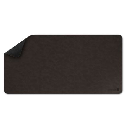 CONNECT IT CMP-4030-LG - Dvipusis pelės ir klaviatūros kilimėlis 90x40 cm juodas/rudas