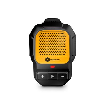 CONNECT IT HSP-1010-BK - Belaidis garsiakalbis su mikrofonu ClipBEAT 2W/5V 560 mAh IPX7 juoda/geltona