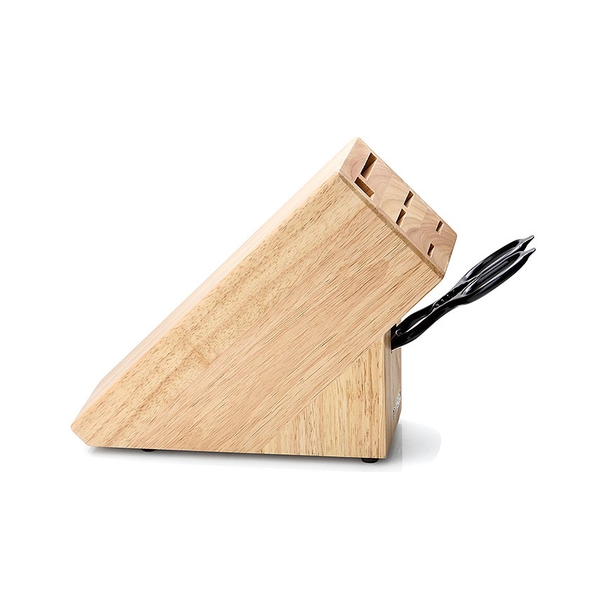 Continenta C30514 - Peilių stovas 22x11,5x22 cm kietmedžio