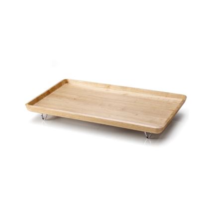 Continenta C3245 - Lovos padėklas 53x32 cm iš guminės medienos