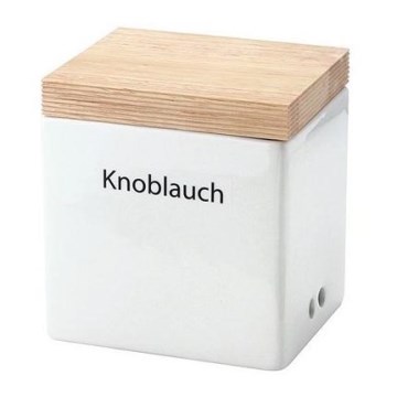Continenta C3921 - Keraminė maisto dėžutė su dangteliu 14x12x15,5 cm Kietmedis