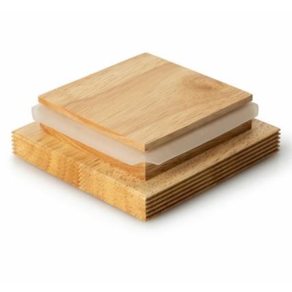 Continenta C3921 - Keraminė maisto dėžutė su dangteliu 14x12x15,5 cm Kietmedis