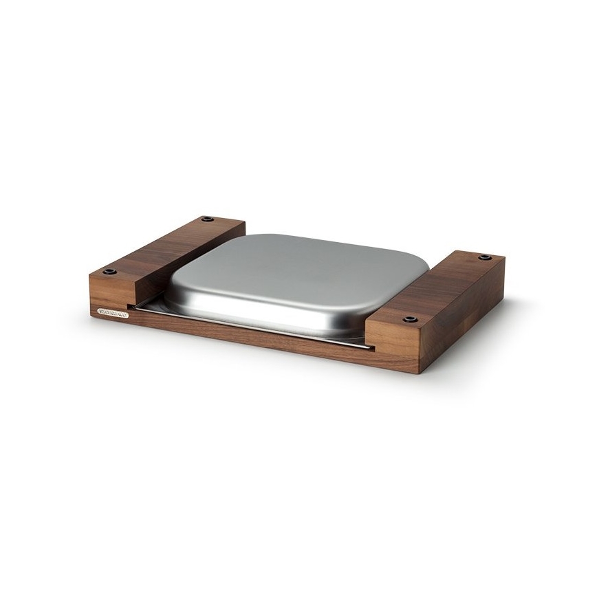 Continenta C4211 - Virtuvinė pjaustymo lenta su dubeniu 48x32,5 cm riešutmedžio