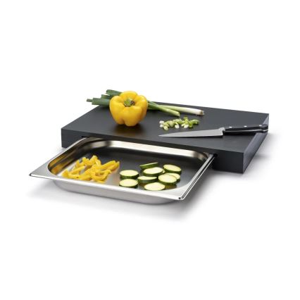 Continenta C5327 - Rinkinys: virtuvinė pjaustymo lenta 48x32,5 cm + 1x duracore dubuo