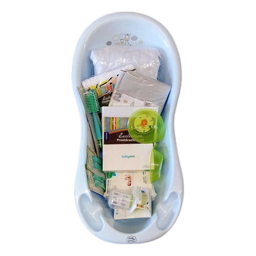 COSING - 16 dalių pradinis rinkinys naujagimiui, mėlynas