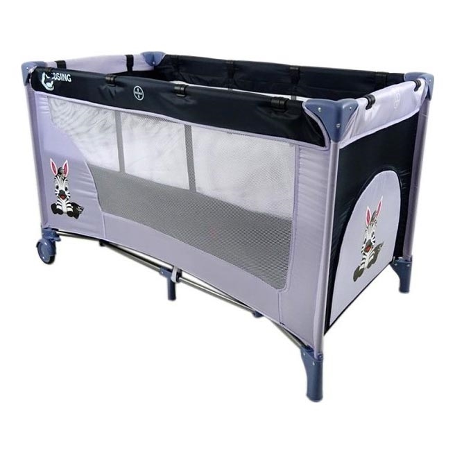 COSING - Kelioninė lovelė su reguliuojama padėtimi ADAM Zebra Grey