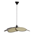 Cottex - Pakabinamas šviestuvas ant laido WINF 1xE27/8W/230V bėžinė/juoda