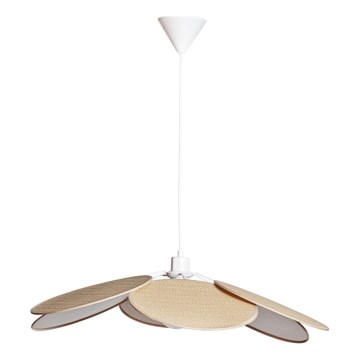 Cottex - pakabinamas šviestuvas ant laido WINF 1xE27/8W/230V smėlinė/balta