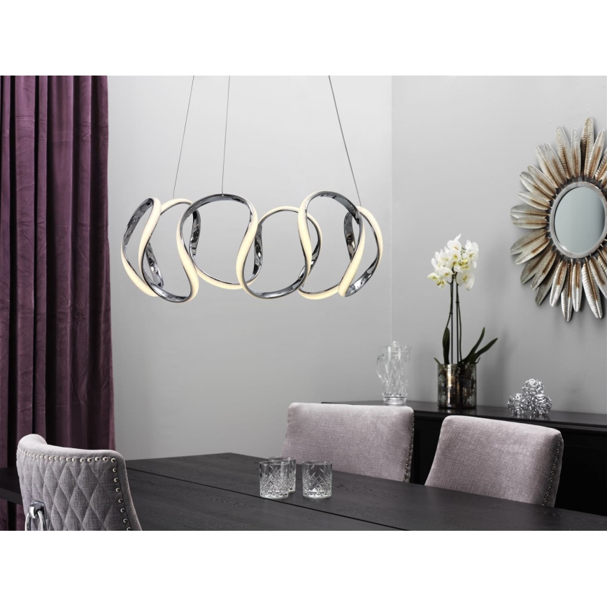 Cottex - pakabinama LED liustra ant laido WAVE LED/40W/230V