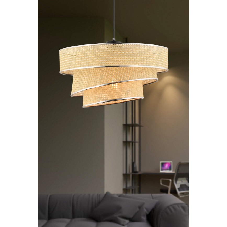 Couper Pakabinama Lempa 1xE27/60W/230V Bežinė/Išblizgintas Chromas
