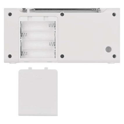 DAB DAB+ FM radijas 3W/5V/4xAA baltas