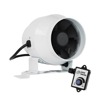 Dalap 24MF100 - Kanalinis ventiliatorius su energiją taupančiu varikliu ir apsukų reguliatoriumi MF 100 EC 18W/230V