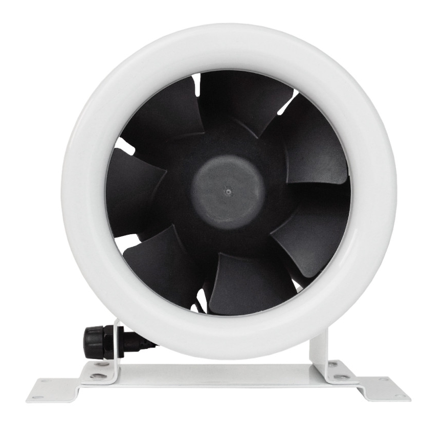 Dalap 24MF125 - Kanalinis ventiliatorius su energiją taupančiu varikliu ir greičio reguliatoriumi MF 125 EC 20W/230V