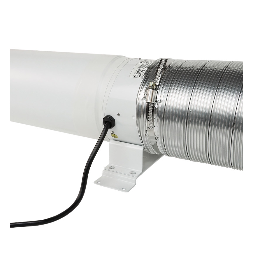 Dalap 24MF125 - Kanalinis ventiliatorius su energiją taupančiu varikliu ir greičio reguliatoriumi MF 125 EC 20W/230V