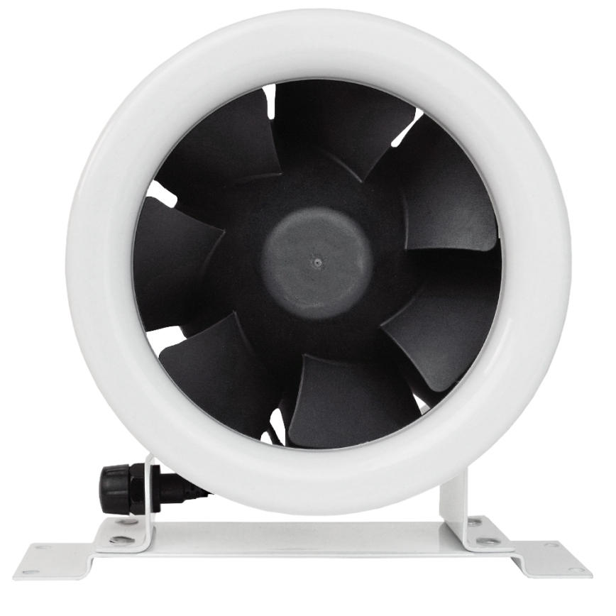 Dalap 24MF200 - Kanalinis ventiliatorius su energiškai efektyviu varikliu ir sūkių reguliatoriumi MF 200 EC 75W/230V