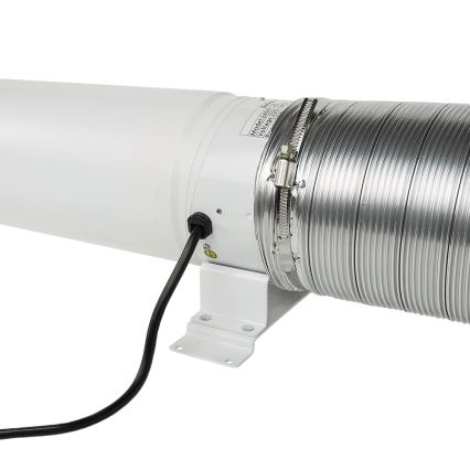 Dalap 24MF200 - Kanalinis ventiliatorius su energiškai efektyviu varikliu ir sūkių reguliatoriumi MF 200 EC 75W/230V