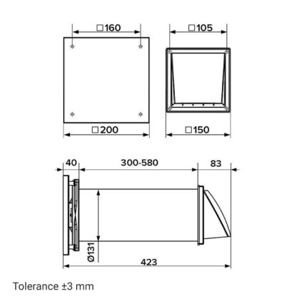 Dalap 24ZH01 - Vieno kambario rekuperatorius HERO 9,4W/230V