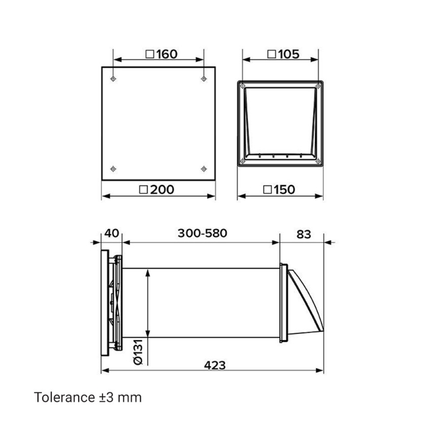 Dalap 24ZH01 - Vieno kambario rekuperatorius HERO 9,4W/230V