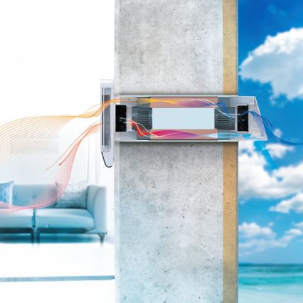 Dalap 25BP160 - Kambarinis rekuperatorius BRISE 160 PROFI 22W/230V Wi-Fi + nuotolinis valdymas