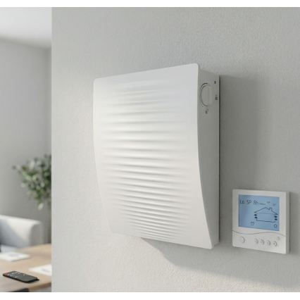Dalap 55561 - KOMPLEKTAS 2 vnt. kambariniai rekuperatoriai ZEPHIR SIMPLE DOUBLE 7,61W/230V