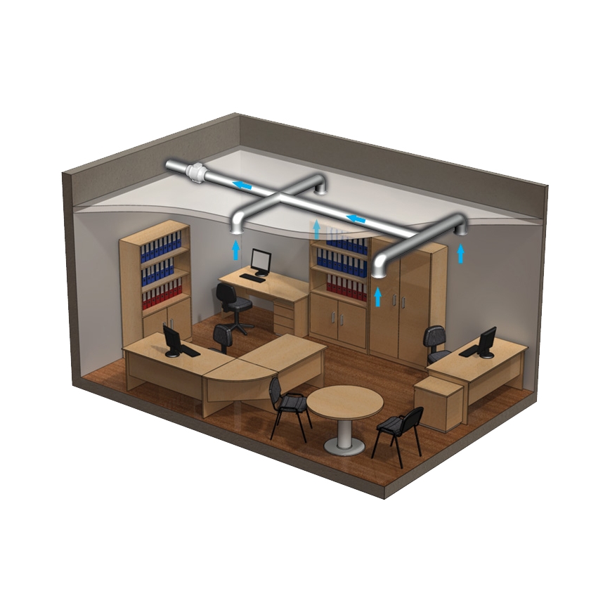 Dalap 8199 - Ašinis ventiliatorius AP PROFI 100 25W/230V