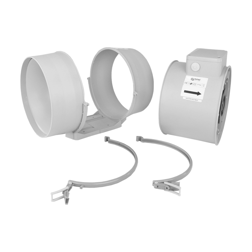Dalap 8216 - Ašinis ventiliatorius AP PROFI 200 108W/230V