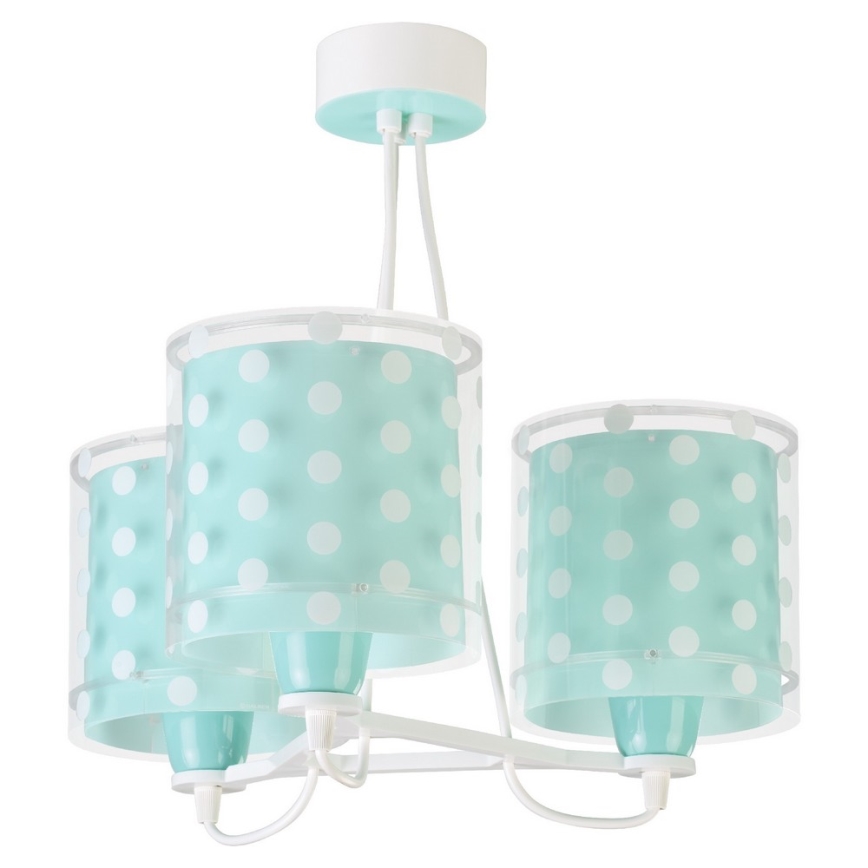 Dalber 41007H - Vaikiškas sietynas DOTS 3xE27/60W/230V