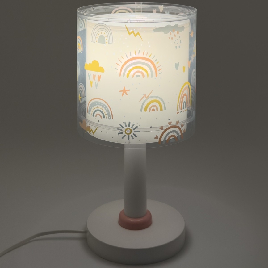 Dalber 41191 - Vaikiška lempa RAINBOW 1xE14/8W/230V spalvinga