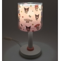 Dalber 41251 - LED vaikiška naktinė lempa HELLO KITTY&FRIENDS 1xG4/4W/230V rožinė
