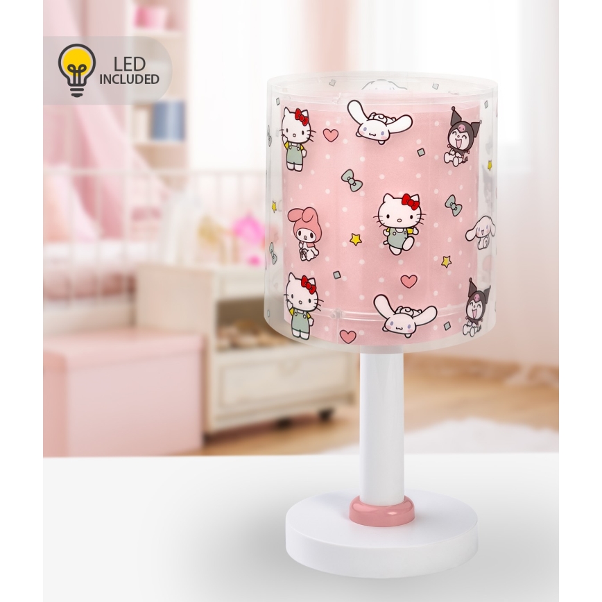 Dalber 41251 - LED vaikiška naktinė lempa HELLO KITTY&FRIENDS 1xG4/4W/230V rožinė