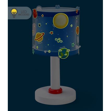 Dalber 41341N - LED vaikiška lempa PLANETS 1xG4/4W/230V mėlyna