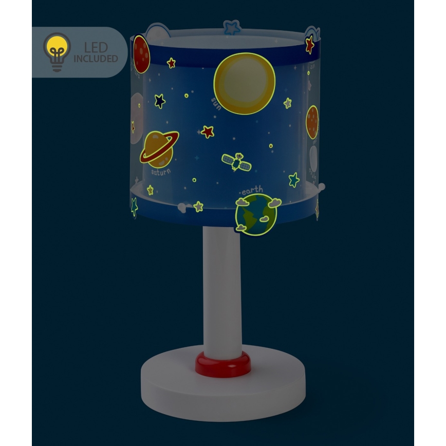 Dalber 41341N - LED vaikiška lempa PLANETS 1xG4/4W/230V mėlyna